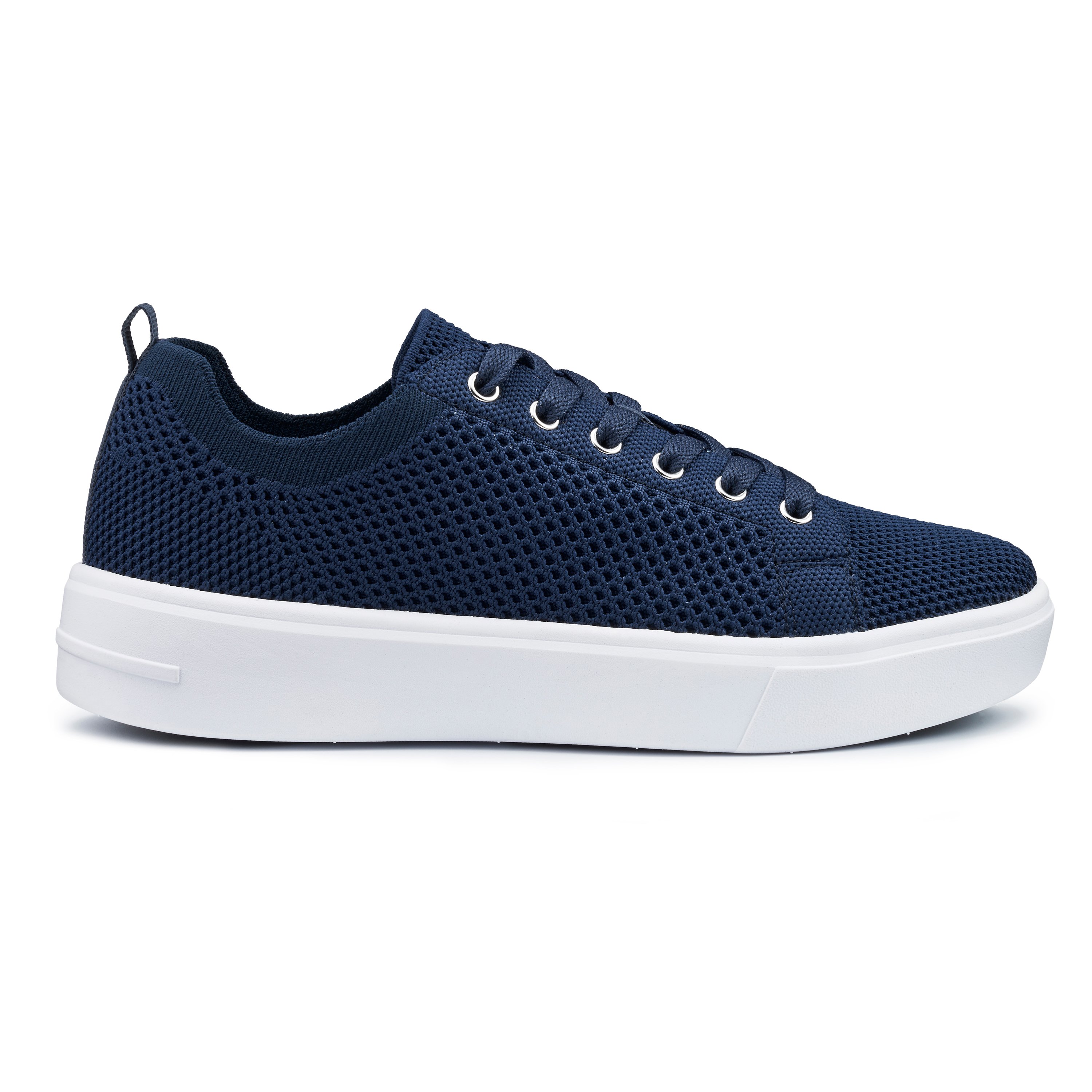 Denim Navy Women s Trainer With Knitted Upper Comet Trainers Hotter UK